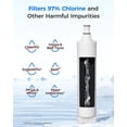 thumbnail image 3 of Waterdrop 4396508 water filter Replacement for EveryDrop Filter 5, EDR5RXD1, Whirlpool 4392857, NL300, 4396510, 4396509, 4396547, LC400V, 4396510p, WF-NLC240V, PNL240V, 2Pack, 3 of 9