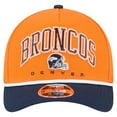thumbnail image 2 of Men's New Era  Orange Denver Broncos  Arch COOLERA 9FORTY A-Frame M-Crown Adjustable Hat, 2 of 5