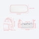 thumbnail image 2 of en 1 saco de dormir plegable del bebé del bolso de la cama del pañal del bebé del viaje portátil para el bebé recién nacido, 2 of 7