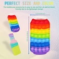 thumbnail image 3 of Juguete sensorial Push Bubble Pop Fidget HUOGUO Autism Kids, 2 unidades, 3 of 5