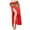 Red, variant on KHONTS Women's Single Split Long Skirt for Belly Dance Performance Training and Professional Dancewear Yellow One Size