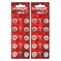 Loopacell AG13 LR44 L1154 357 A76 Batteries 20 Pack