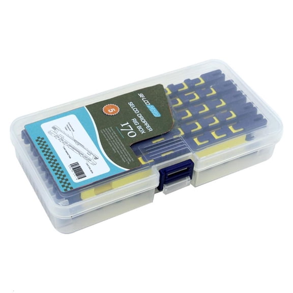 LAIQIEN Fishing Snelled Hook Holder Fishing Line Winding Board Snell Organizers with Box