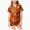 H162-Orange, variant on TOWED22 Halloween Silk Satin Pajamas Set for Girl Cute 2 Piece Graphic Pj Set Button Down Short Sleeve Shirt Shorts Lounge Set,4-5 Y