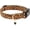 Brown Leopard, variant on Cotton Designer Dog Collar Christmas Cute Flower Dog Collar Suitable for Female Dogs Small Dogs Medium Dogs Large Dogs with Flower Ornaments