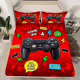 thumbnail image 2 of Homewish Cartoon Game Console Full Size Sheets, Eat Sleep Game Bed Sheets, Teens Kids Boys Girls Sheet Sets, Breathable Home Decor, 4-Piece, 2 of 7