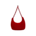 thumbnail image 3 of Bolsa Moda mujer Hobos hombro axila otoño invierno felpa color puro bolso Tmvgtek Para Estrenar, 3 of 9