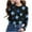 Black, variant on Toddler Girls Cute Long Sleeve Shirts Kids Loose Soft Star Printed Crewneck Tunic Tops 2025 Spring Fall Casual Tees Blouses 3-14 Years