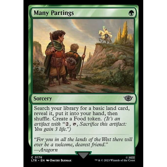 MtG Tales of Middle-Earth Common Many Partings #176