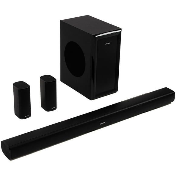 Sistema de Teatro en Casa ACTECK DYNAMIC TREK BS700 Inalambrico Sonido 5.1 Bluetooth 5.3 180W RMS Control Remoto