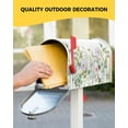 thumbnail image 5 of Spring Flowers Floral Mailbox Cover Magnetic Mailbox Wraps, Colorful Wild Flowers Mailbox Covers Standard Size 18x21 inch,Summer Floral Mail Wrap Post Letter Box Decoration for Outdoor Gardern Yard, 5 of 6
