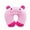 #002-Pink, variant on TanSiDing Cute U Shaped Neck Pillow Ergonomic Support Soft Travel Pillow for Adults Plane Car Office Nap, Plush U Shaped Pillow for Sleeping Relaxation Travel Essentials