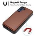 thumbnail image 6 of Galaxy A15 5G Case,Takfox PU Leather Folio Wallet Case with Card Slots Holder Kickstand Double Magnetic Clasp Durable Shockproof Protective Cover for Samsung A15 5G -Brown, 6 of 8