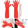 thumbnail image 2 of Guantes de goma de 3 piezas Guantes estampados para limpiar el hogar Limpiar el hogar, 2 of 5