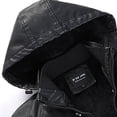 thumbnail image 5 of Men's Hoodies Zipper Long Sleeve Blouse Casual Plaid Granular T-Shirt Tops Solid Coat, 5 of 7