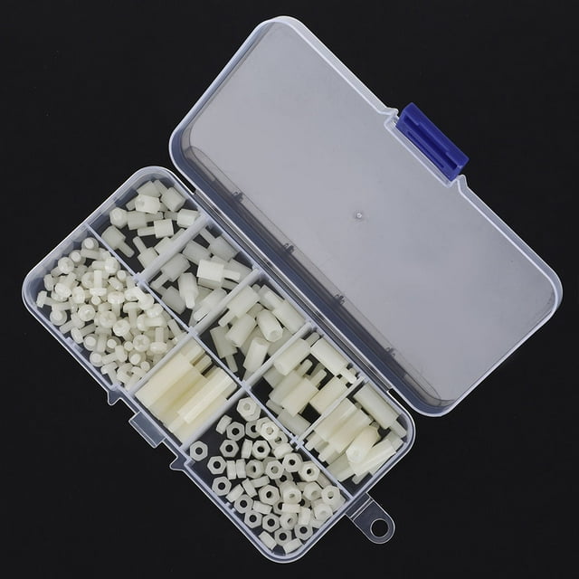Heat Insulation Nylon Nylon Nut, Nylon Screw, Electronics Electroplating Equipment For Communications White