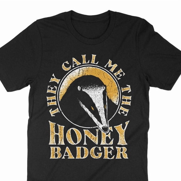Funny Honey Badger Animal Lover Mellivora Capensis Graphic Tee Shirt,for unisex up to size 5XL