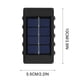 thumbnail image 5 of 2 Lámparas Solares de Pared para Jardín Exterior con Luz arriba y Abajo, 5 of 5