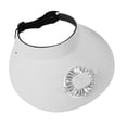 thumbnail image 1 of Sombrero de playa con ventilador Yinane marrón 3 velocidades, 1 of 5