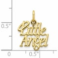 thumbnail image 4 of 10K Yellow Gold Little Angel With Halo Charm (7 X 11) Made In United States 10c108, 4 of 6