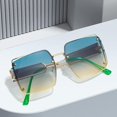 thumbnail image 2 of Gafas de sol para mujeres y hombres de gran tamaño clásico marco de metal tonos retro piloto gafas de sol protección UV, 2 of 5