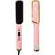 thumbnail image 1 of Cepillo Alisador Bluelander para Cabello, 4 Ajustes de Temperatura 160-220 °C, Cepillo Termico Con Clips y Liga, Rosa, 1 of 5