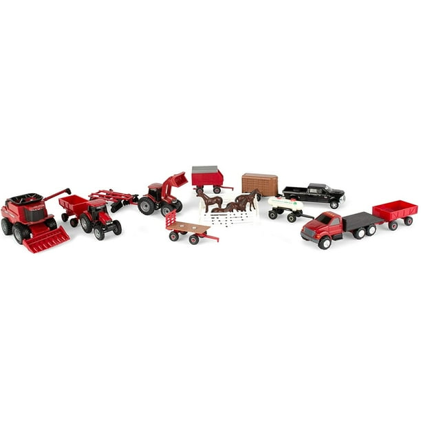 ERTL Case IH Farm Toy Value Juego con tractores, camiones, i ERTL ERTL