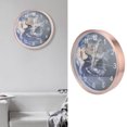 thumbnail image 4 of Luminous Clock, Rose Gold Exquisite Hanging Clock Innovative  For Shops Bars For Wall Decoration, 4 of 8