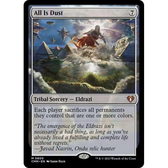 MtG Commander Masters Mythic Rare All Is Dust #800