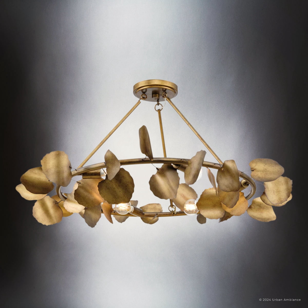 Luxury Eclectic Ceiling Light, Gold Ombre, UHP4999