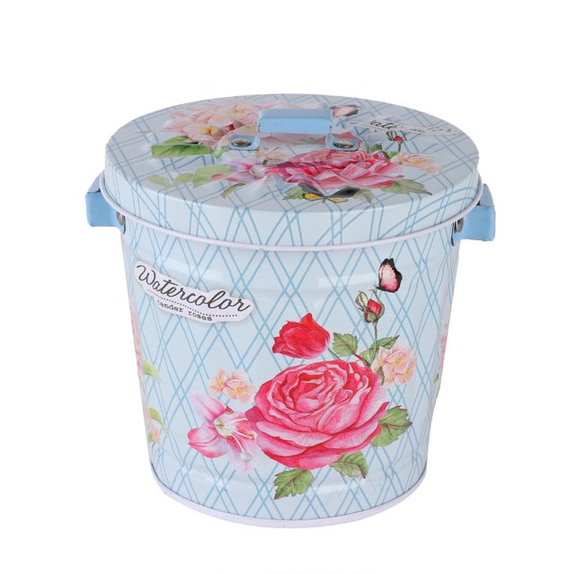 Mini caja de almacenamiento de escritorio de Metal, brochas de maquillaje, organizador de herramientas cosméticas, caja de almacenamiento 01 #