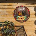 thumbnail image 3 of Chapa Metal Vintage Sweet Home Pintura Hierro Redonda Arte La Pared 30x30cm, 3 of 9