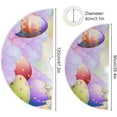 thumbnail image 3 of Coolnut Christmas Tree Skirt, 36", Easter Tree Skirt Double Layers Polyester Easter Tree Skirt for Easter Holiday Party Decoration, 3 of 6