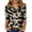 Dark Gray, variant on Iaqnaocc Womens Shirts 3/4 Sleeve Silk Satin Casual Cowl Neck Tees Blouses Fashion Maple Leaf Print T-Shirts Loose Fit Fall Summer Outfits Army Green M