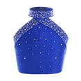 thumbnail image 1 of Sxiwei Kids Girls Shiny Rhinestones Halter Neck Vest Top Ballet Latin Modern Dance Performance Costume Blue 8, 1 of 5
