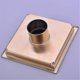 thumbnail image 4 of Brushed Gold Square Shower Floor Drain, 304 Stainless Steel For Bathroom Kitchen, 4 of 5