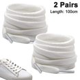 thumbnail image 1 of 2 Pair Flat Shoe Laces Shoelaces Compatible With Athletic Running Sneakers Shoes Boot Strings, 1 of 5