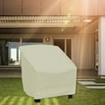 thumbnail image 4 of koolsoo chiwanji Patio Chair Covers Waterproof Seat Covers Furniture Protector Cover Beige S, 4 of 9