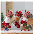 thumbnail image 5 of Calcetines de Navidad,Papá Noel, muñeco de nieve, reno, calcetines, bolsas para niños, suministros de fiesta, decoración del hogarAlce1PCS, 5 of 5