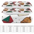 thumbnail image 2 of HAHDAXIA Christmas Bedding Solid Comforter Set for All Seasons,3 Pieces(1 Comforter+2 Pillowcases),Soft Microfiber Bedding Set King(90"x90"), 2 of 7