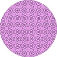 thumbnail image 1 of Ahgly Company Machine Washable Indoor Square Transitional Pastel Purple Pink Area Rugs, 3' Square, 1 of 1