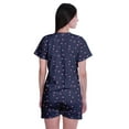 thumbnail image 4 of Moomaya Pyjama 2 Pcs Imprimé pour Femmes Ensemble T-Shirt et Short Tenue de Nuit pour Femmes, 4 of 6
