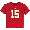 thumbnail image 2 of Toddler Nike Patrick Mahomes Red Kansas City Chiefs Player Name & Number T-Shirt, 2 of 3