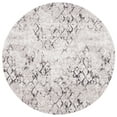 thumbnail image 3 of SAFAVIEH Amelia Roslyn Abstract Area Rug, Gray/Light Gray, 6'7" x 6'7" Round, 3 of 11