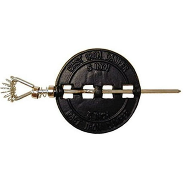 Gray Metal 7CID 7 in. Stove Pipe Damper