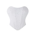 thumbnail image 2 of Shapewear for Women Breathable Mesh Elastic Bustier Top Shapewear Camisole Weight Loss Helper White M, 2 of 3