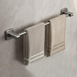 Silver Wall Mount Bath Towel Bar Holder Bathroom Shower Rack Home Decor Hardware Silver Wall Mount Bath Towel Bar Holder Bathroom Shower Rack Home Decor Hardware