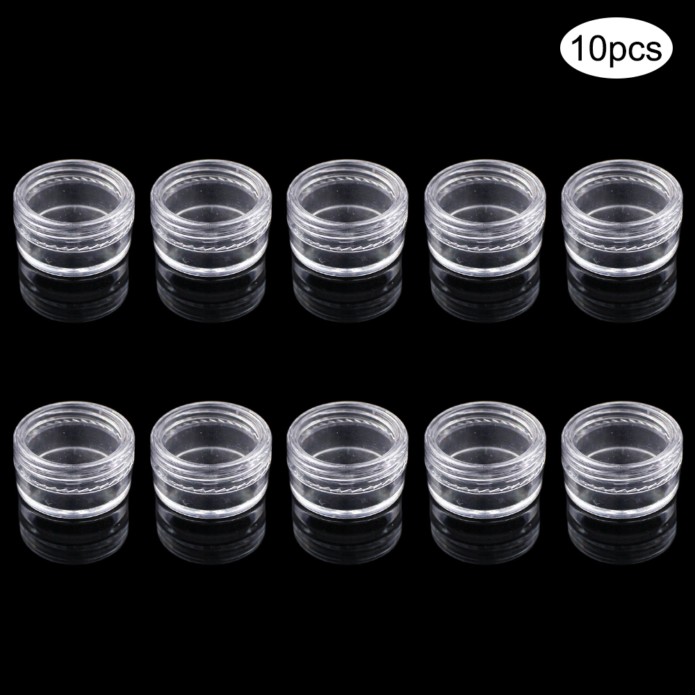 SEARCHI 2.5ML Sample , Small Mini , Plastic Sample Jars Cosmetic ...