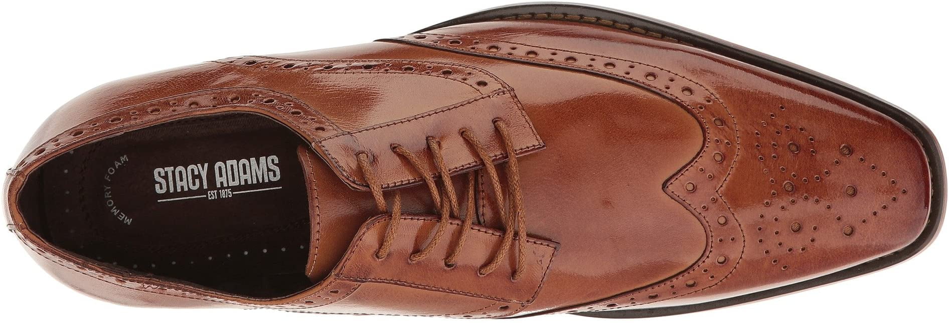 stacy adams tinsley wingtip oxford tan