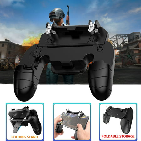 EEEkit Mobile Game Controller for PUBG & Best Shooting Trigger Model iPhone Android, Comfortable Gamepad with Shooting Buttons for All Phones (Best Iphone Adult Games)